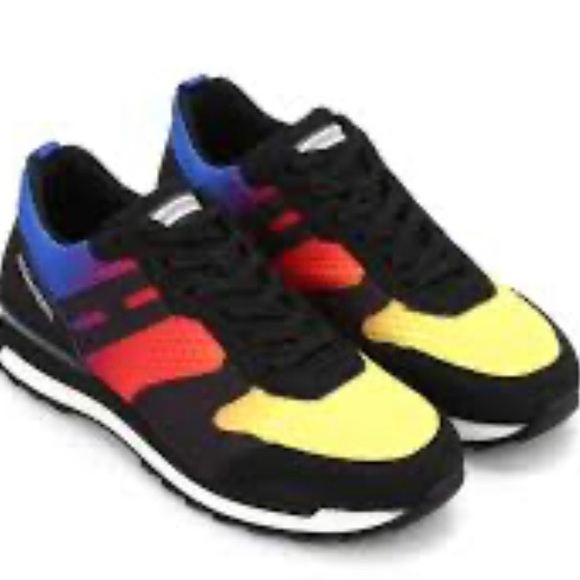 Men’s R261 Multicolor Fabric & Black Suede Lace Up - Picture 4 of 7